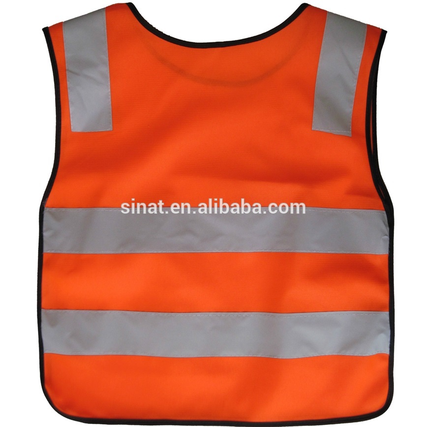 100% polyester 90G Knitted Safety vest