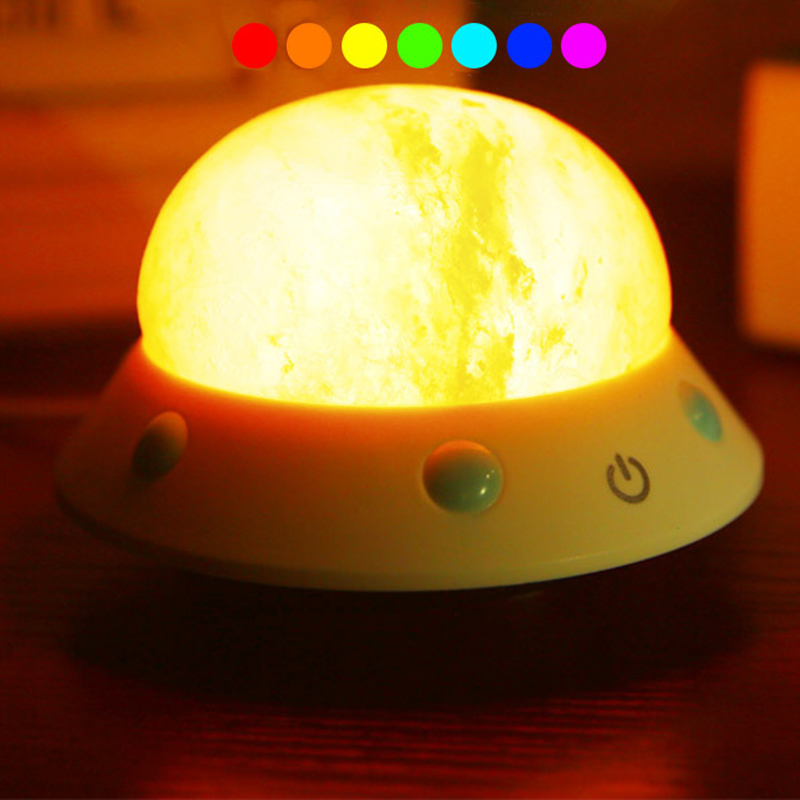 Hot Sale Natural Crafts Night Lamp Creative Himalayan Salt Lamp USB Decoration Stone Lamp