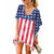 Amazon Hot Sell Summer Beachwear Skirt Beach Dress Women Strap Flag Sex Beach Cover Up with Trim