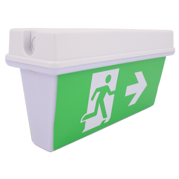 led box type keluar sign CE RoHS SAA exit sign emergency lighting