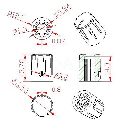 Plastic Control Knobs