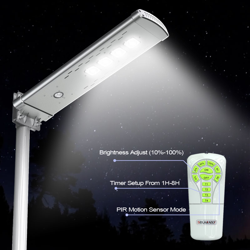 factory hot sales the integration of solar street light with PIR remote control