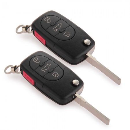 2 Folding Remote Key Case Shell Entry Fob Blade