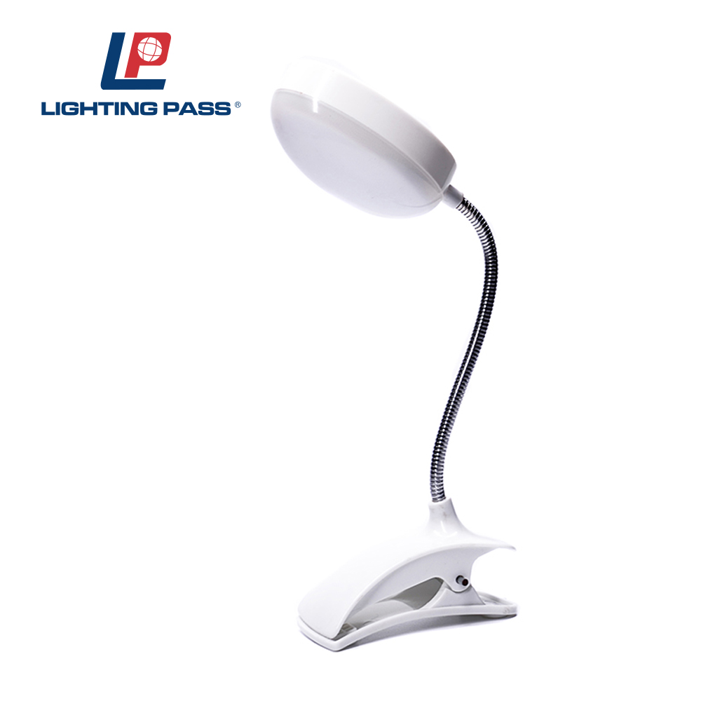 Energy Efficient Eye-Caring Night Warm Light Clip flexiible LED Desk reading Lamp