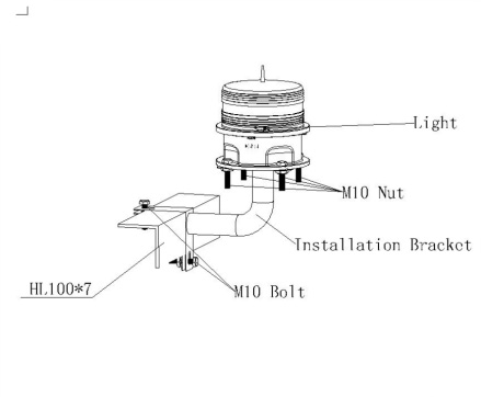 JV-LS-C-1 Solar rechargeable powered navigation lantern for boat navigation light