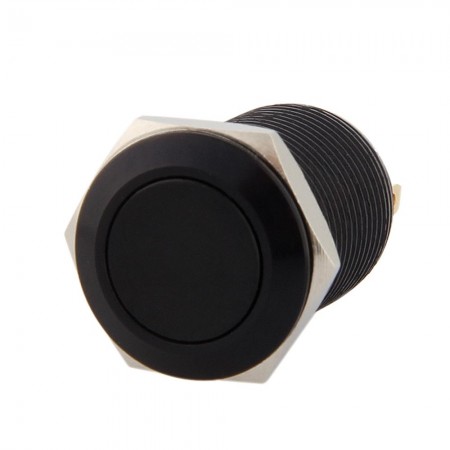 12mm 12V Momentary On/Off Push Buttons Switch for Car Auto Black