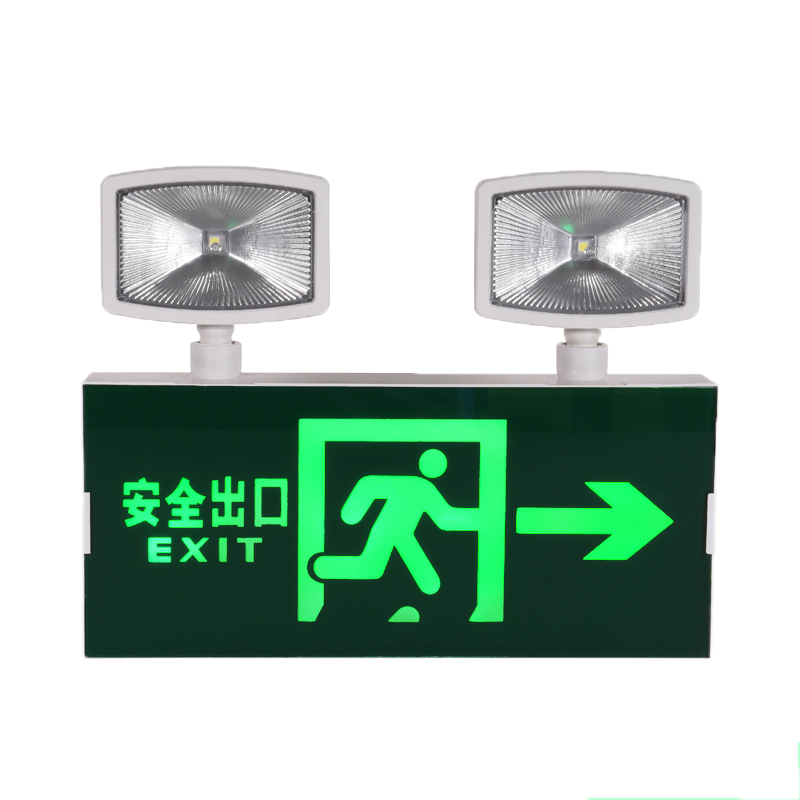 Professional customization CE led rechargeable two head emergency light