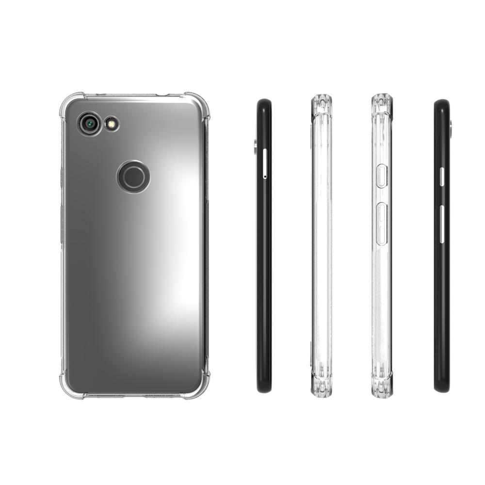 Transparent Shockproof soft  case For Google Pixel 3A XL Tpu cover