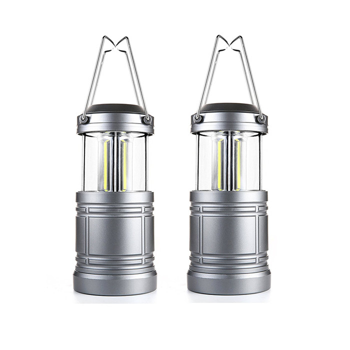 Ningbo Goldmore NEW COB 300 Lumens Collapsible LED Camping Lantern with Detachable Handles