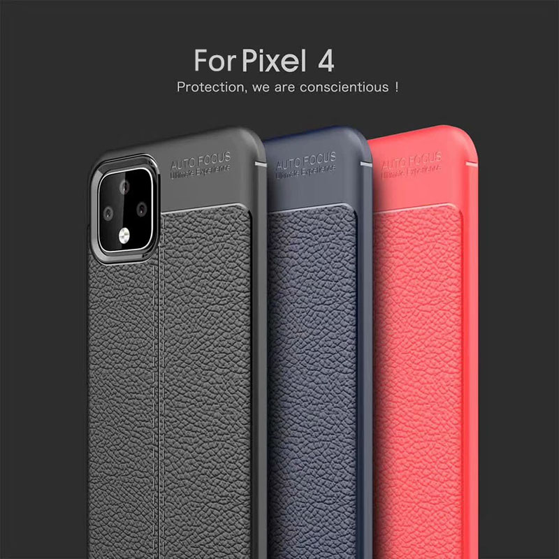 Hot Sell Litchi pattern Soft Tpu for Google Pixel 4