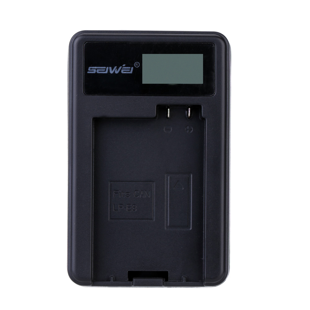 New Li-ion Battery Pack Charger Video/Digital Camera Battery Charger with LED Charging Indicator for Canon LP-E8