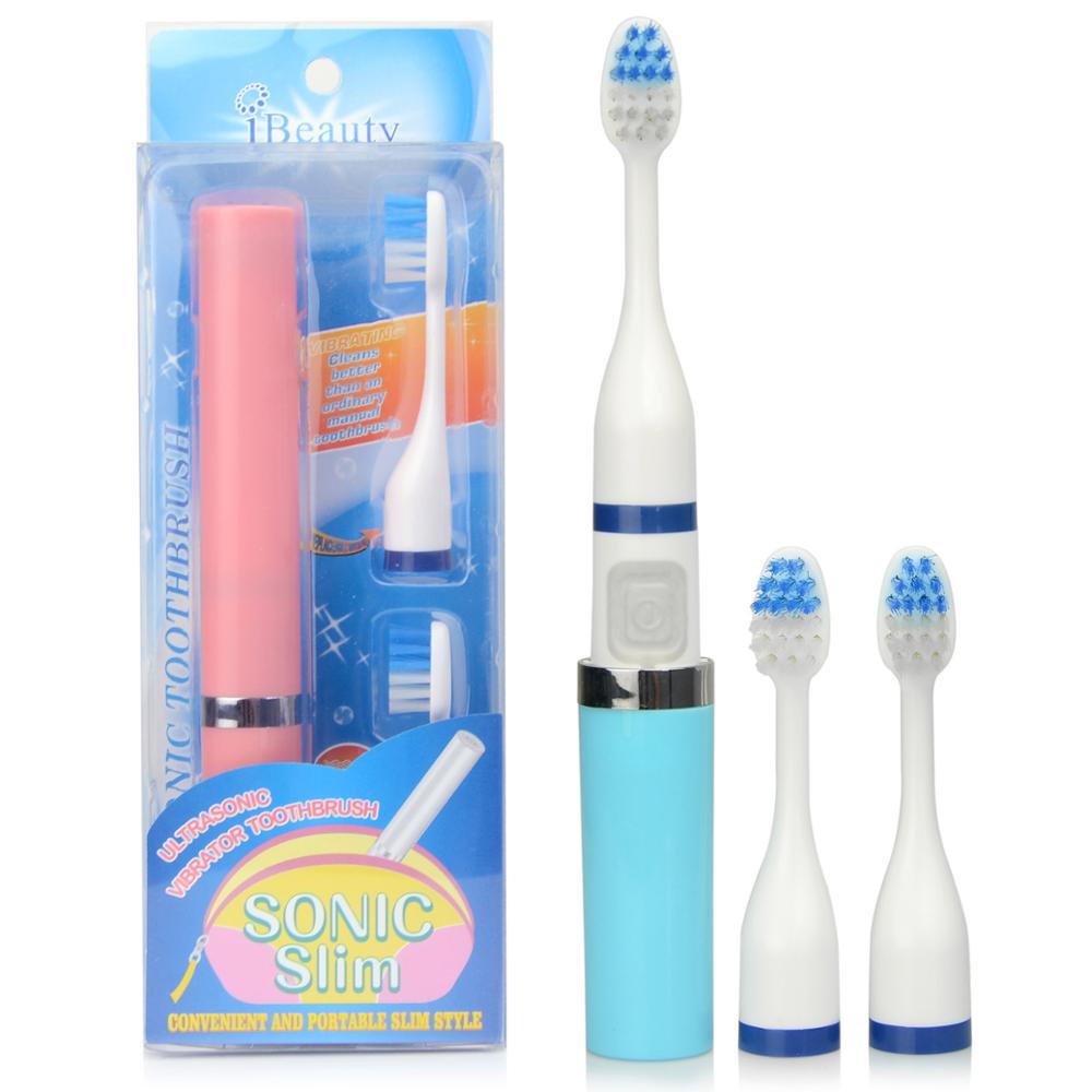 travel tooth brush  mini electric toothbrush with two spare brush head  and holder