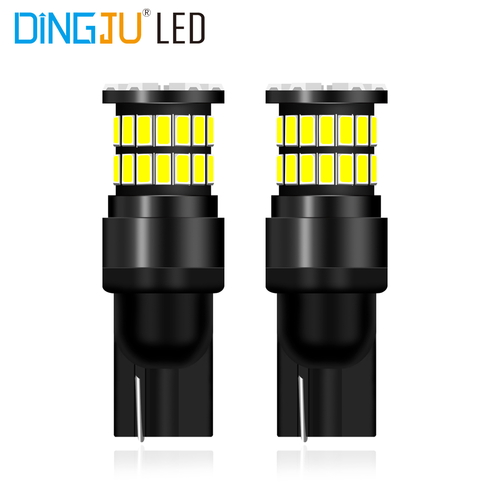 Hot Sale Car Led T10 W5w 38smd 3014 Bulb 12/24v 1.7w 198lm Instrument Indicator Licence Plate Light At The Wholesale Price