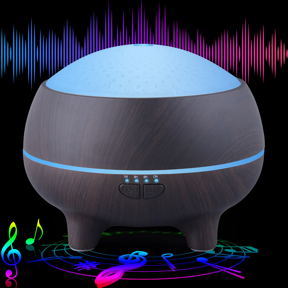 Amazon Hot Supplier 2019  4.0 Smart Phone Bluetooth Diffuser,Aromatherapy Cool Mist Humidifier for Music Player