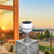 Elegant ball design 3w solar lamp post ball gate wall light