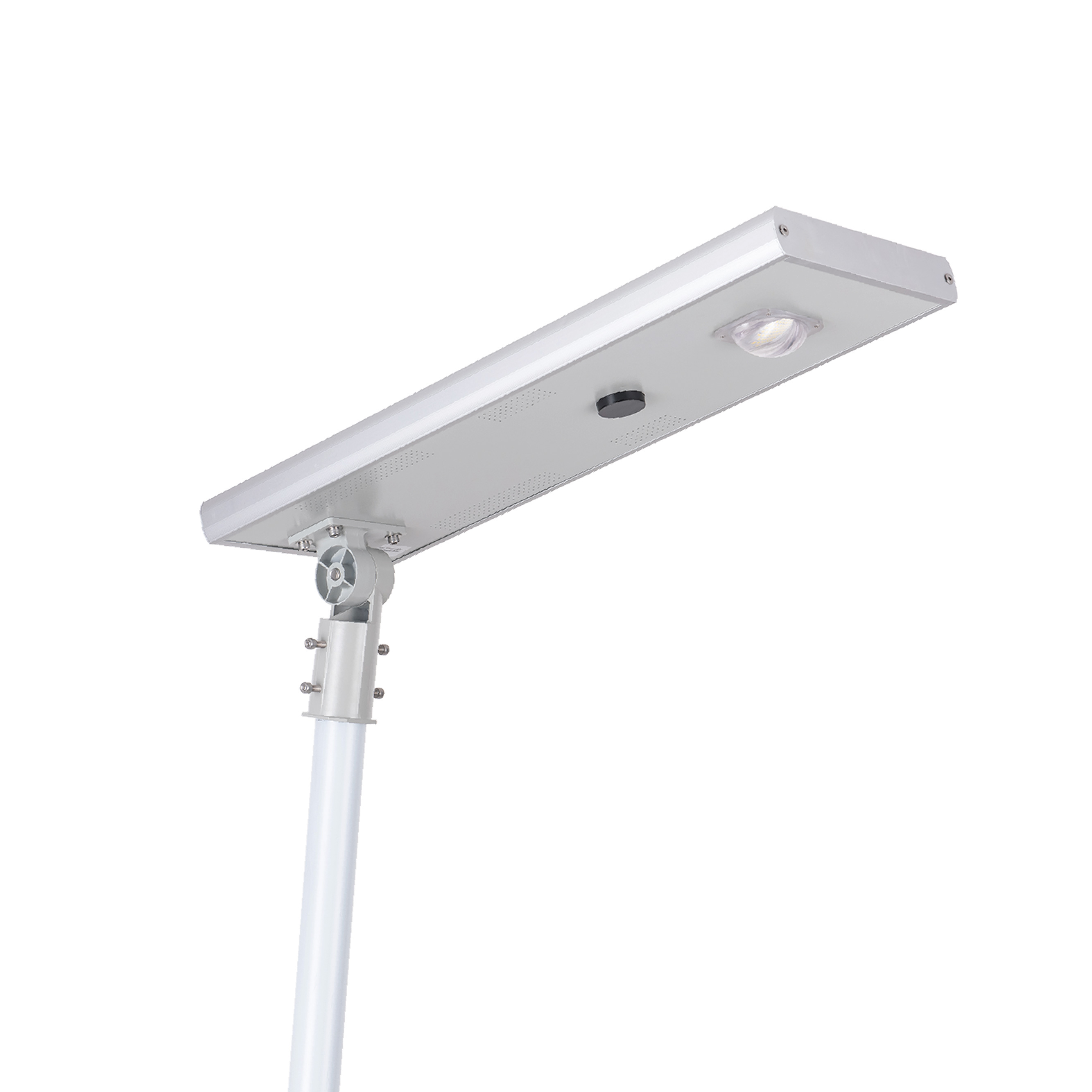 Gray Aluminum 100lm/w Ip65 Light Solar Panel Super Bright Led Street Light Manufacturers