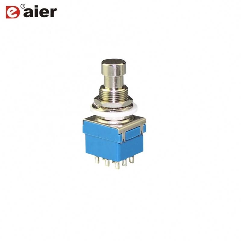 9PIN Latching Soldering Type ON-ON 12V Foot Switch