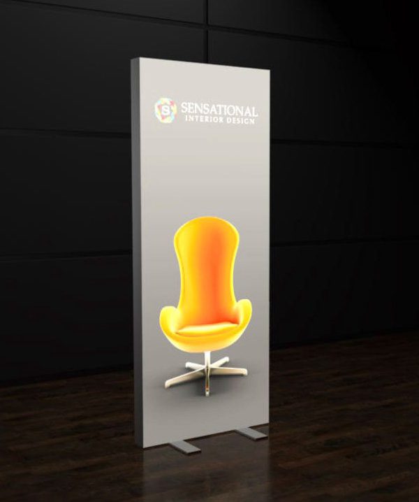 Customized Frameless Fabric Backlit LED Fabric Light Box For Exhibition Stand