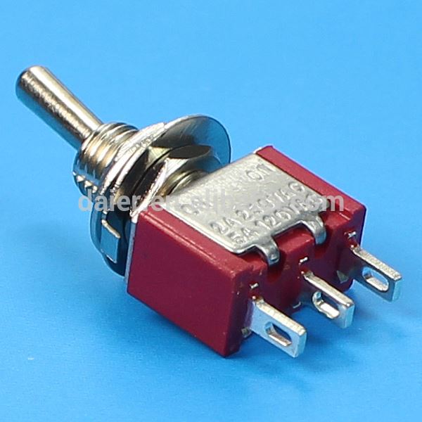 6A SPDT ON-ON MTS-102 Electrical Power Control 3-Pin Toggle Switch