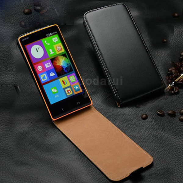 Mix colors Factory price Ultra Slim Leather Flip Case for Nokia Asha 230