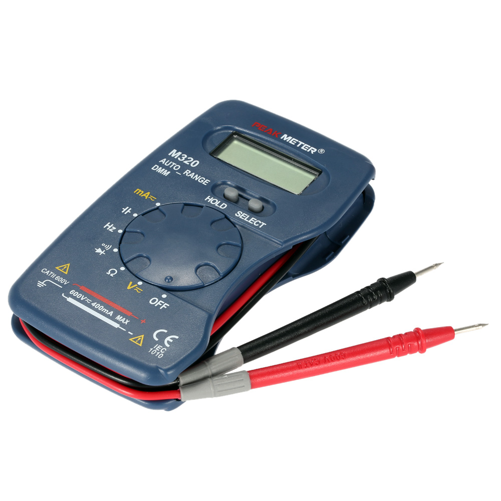 M320 Digital Multimeter AC/DC Voltage Current Resistance Tester Frequency Capacitance Measurer Diode Continuity Diagnostic-tool