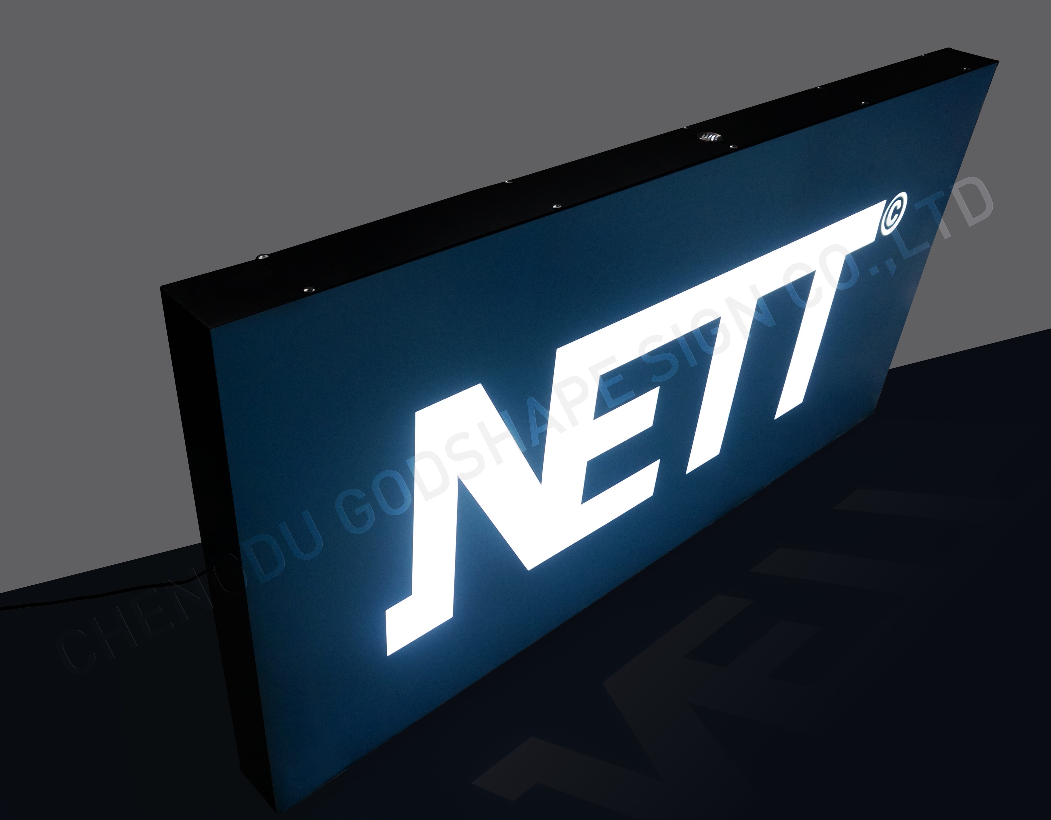 Hot sale outlet waterproof LED light box cut out letters illuminated sign