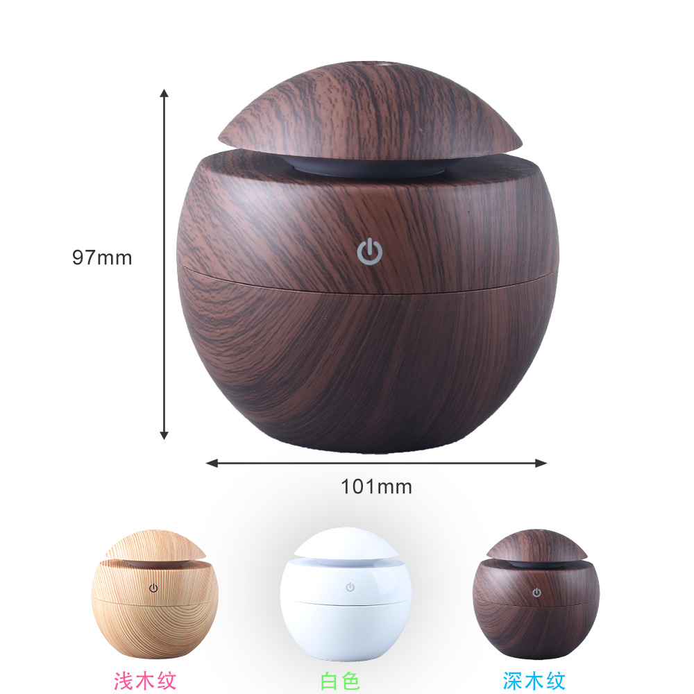 Ultrasonic Cool Mist Aroma Humidifier,130ml Modern Life Style Electric Essential Oil Diffuser for USB Wireless