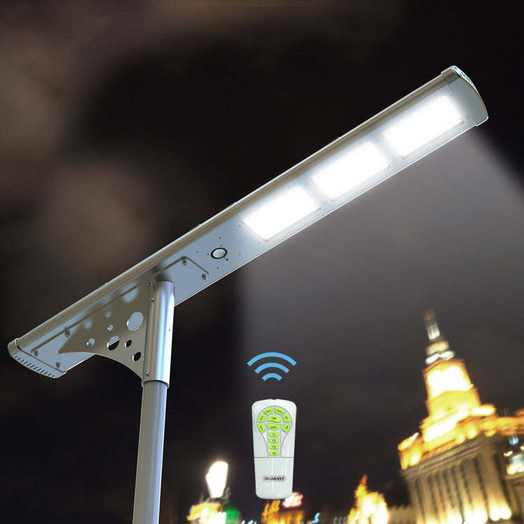 Long Lighting Time 6500k led solar street light for park pathway