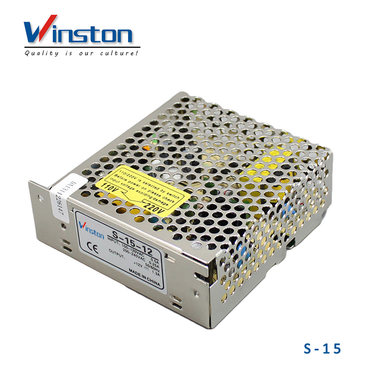 WINSTON S-15 Single Output 5V 12V 15V 24V 15W Switching Power Supply