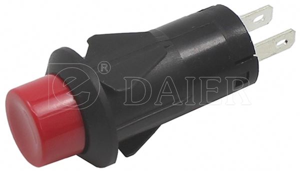 12mm Normally Open Reset Plastic Push Button Switch