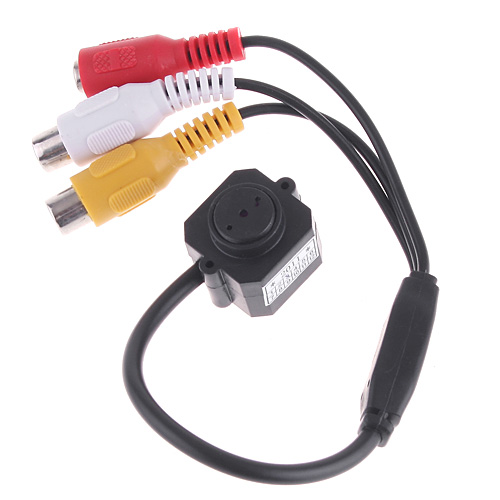 Super Mini Micro Color Wired CMOS CCTV Security Camera 380TVL Video Surveillance Monitor Webcam 5.5mm Lens PAL System