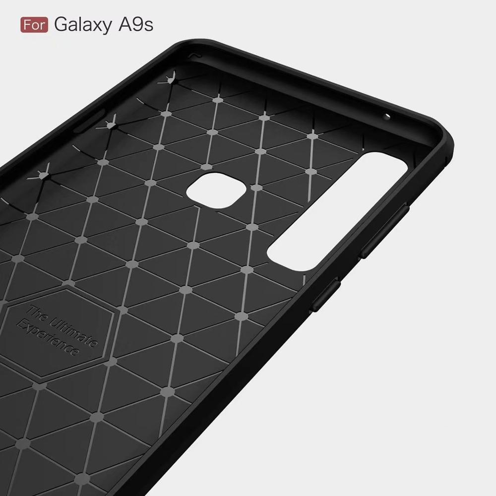 Carbon Fiber Tpu case For Samsung galaxy A9S Soft CF Cover
