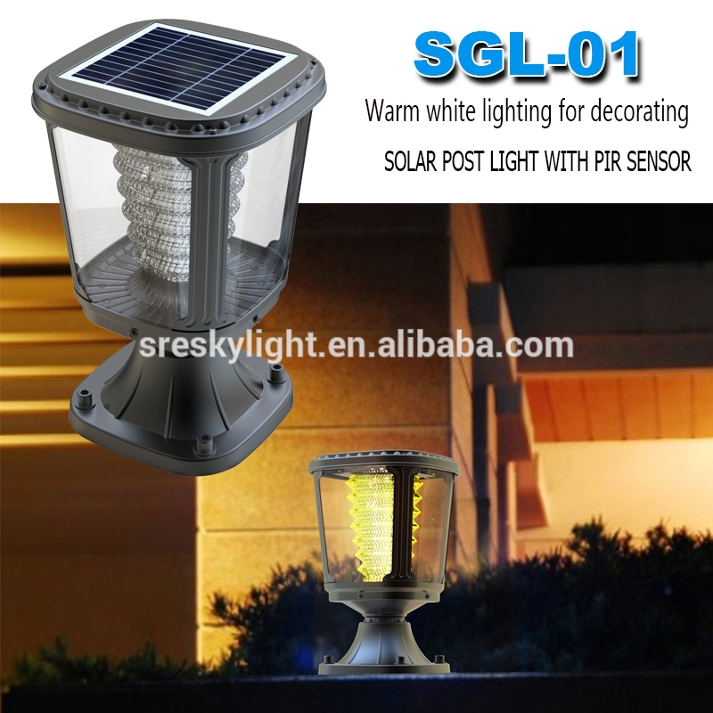 Good Price Solar Led No Wire Pillar Outdoor Lights Manufacturers