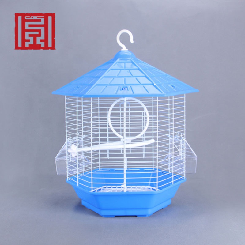 Custom logo and color painted waterproof birdcage decorative parrot bird cage