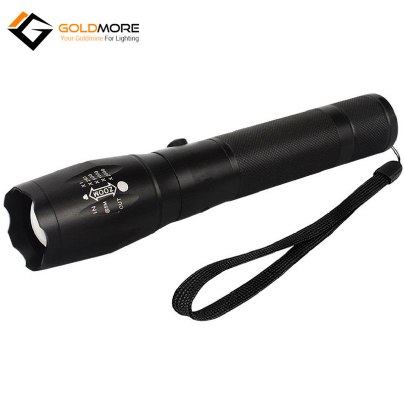 800lm Waterproof Tactical LED Military Zoomable Flashlight