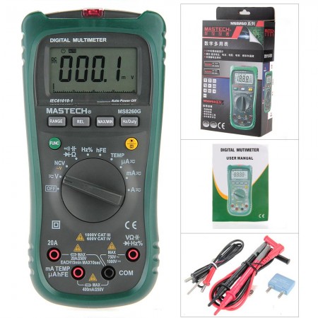 Digital Auto Multimeter AC DC Voltmeter Ammeter Ohmmeter Capacitance Tester