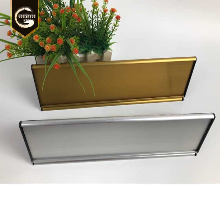 Aluminum profile panel desktop sign office signage indoor directional signage