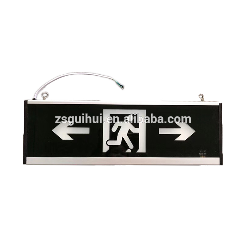 Hot new products 3 years warranty 6w led exit signs with lights