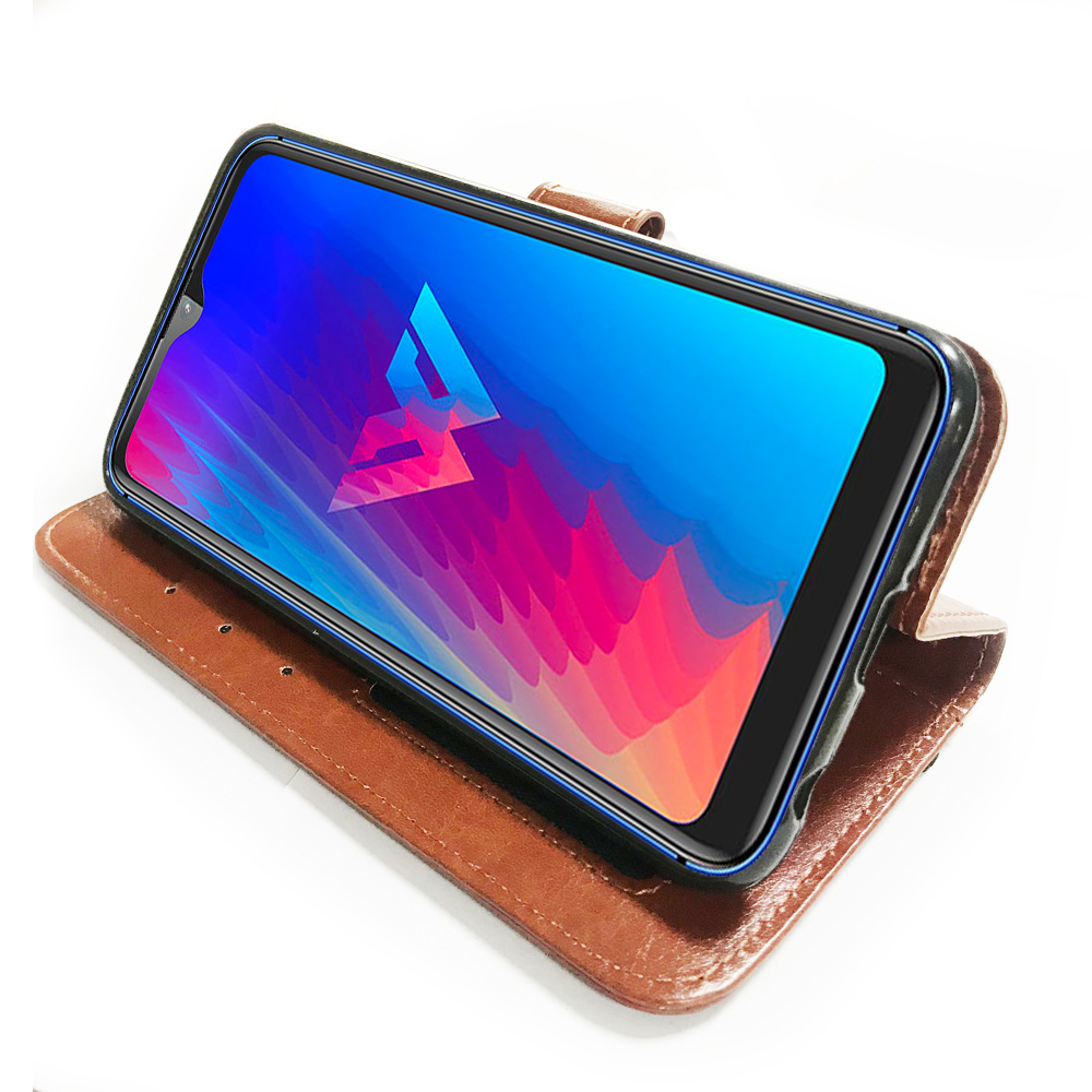 hot sell wallet leather case For LG W30 stand leather flip cover