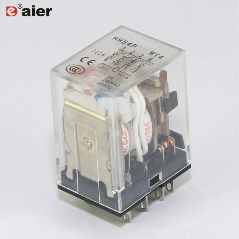 China 14Pins 4NO4NC SPDT HH54P Electrical Relay