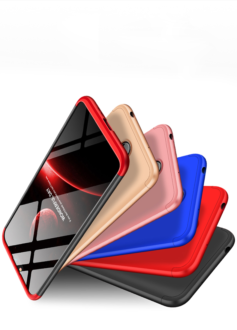 360 Cover case for Nokia X6, Removable 3in1 Hard PC Shield Back Cover Case for Nokia 6.1 phone cases