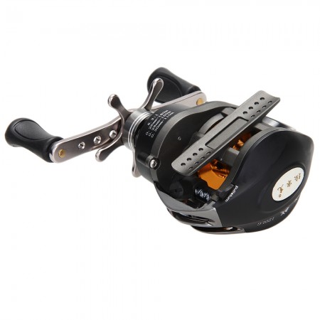Demick Left Handed Low Profile 9 1BB Baitcasting Fishing Reel Baitcaster Black