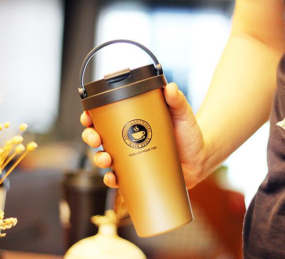 Wholesale Custom Design Travel Stainless Steel Coffee Mug with Handle