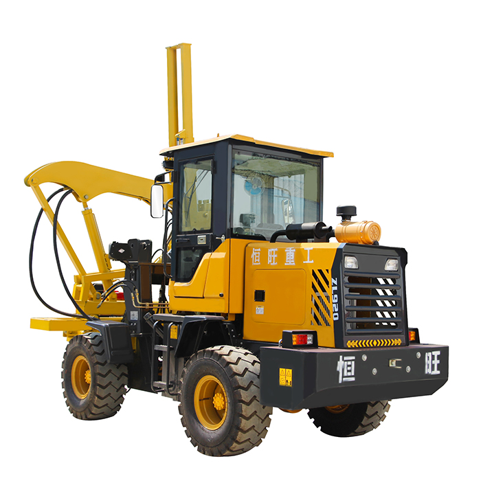 Highway Guardrail Hydraulic Pile Driver With Solid Frame to Indonesia