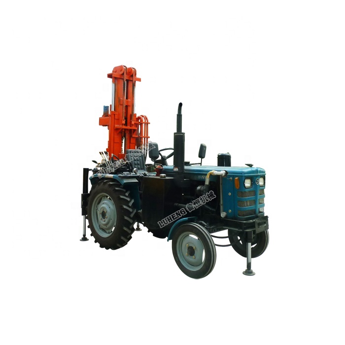 Competitive Price Tractor Mounted Rotary Borehole Water Well Drilling Rig Machine