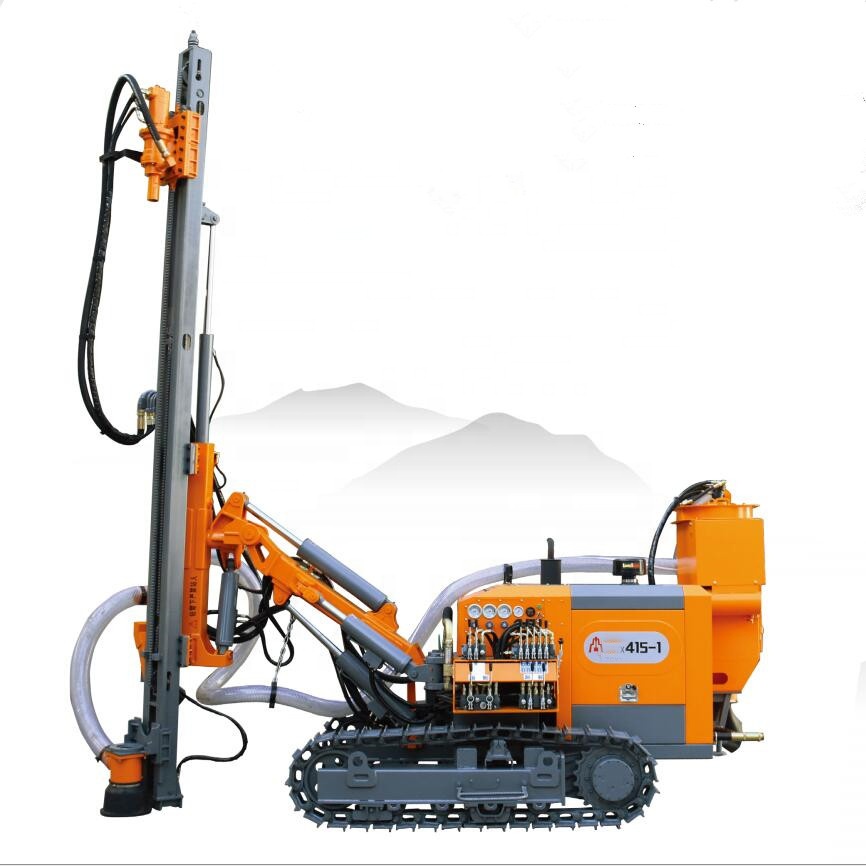 Portable Geotechnical DTH inclined rotary blast hole drilling rig  price