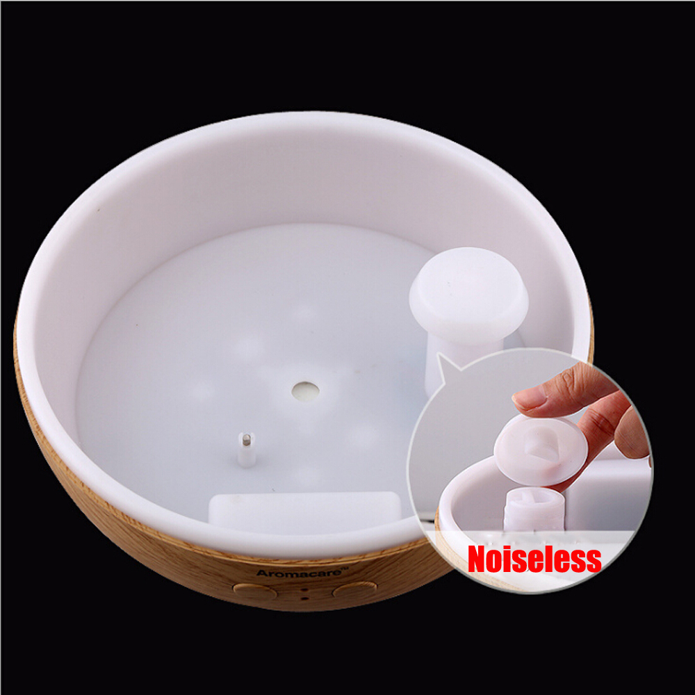 Hidly high quality vicks warm mist humidifier 600ml Wooden Aroma Essential Oil Diffuser With Adjustable mist