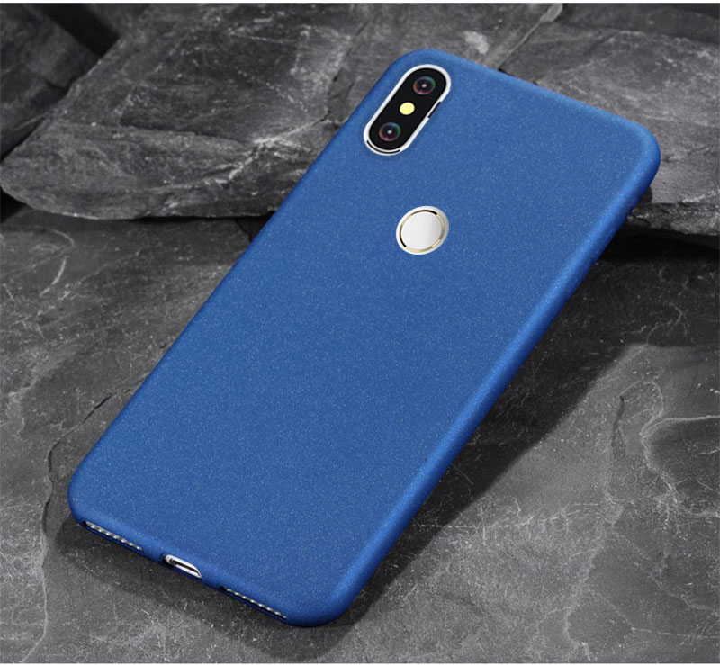 PC Hard sandstone case for Xiaomi Redmi Note 5  back cover