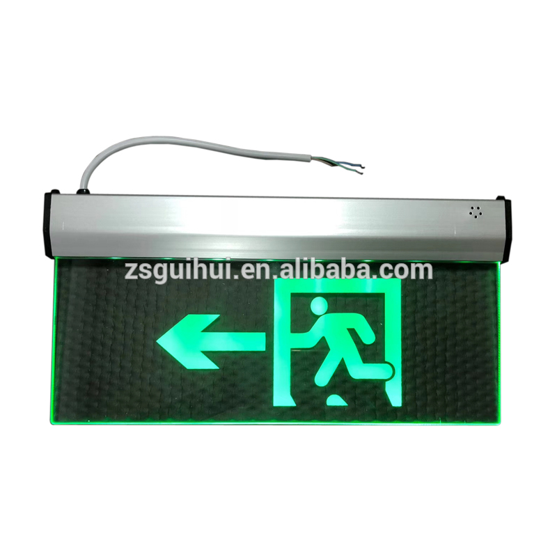 ABS/PC HOUSING Green LED Emergency Evacuation Light Exit sign