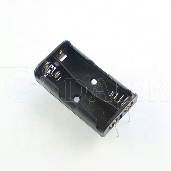 Black Wire Leads 2 x 1.5V 2 AAA Battery Holder 2 x AAA Battery Holder